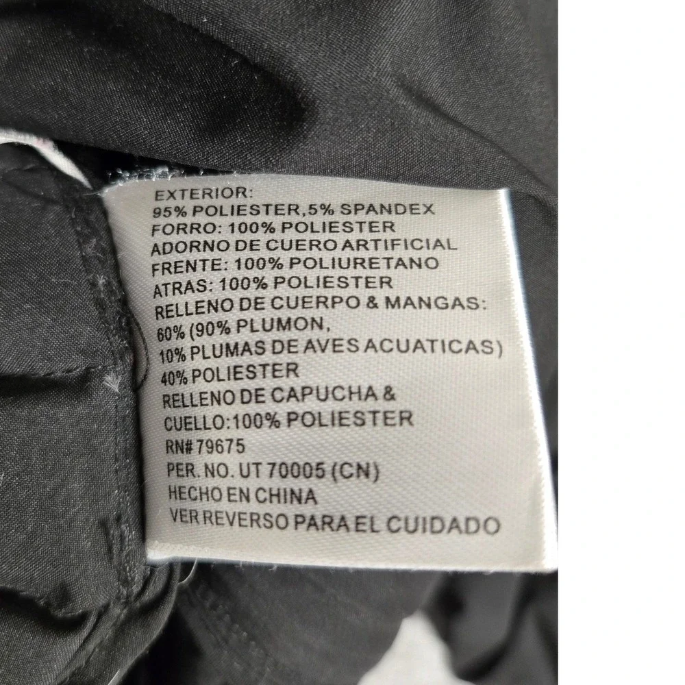 Michael Michael Kors Packable‎ Down Puffer Winter Jacket Hooded Black Women's S